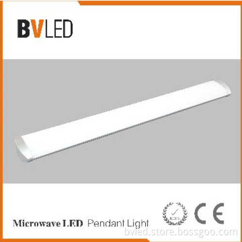 suspended light with sensor